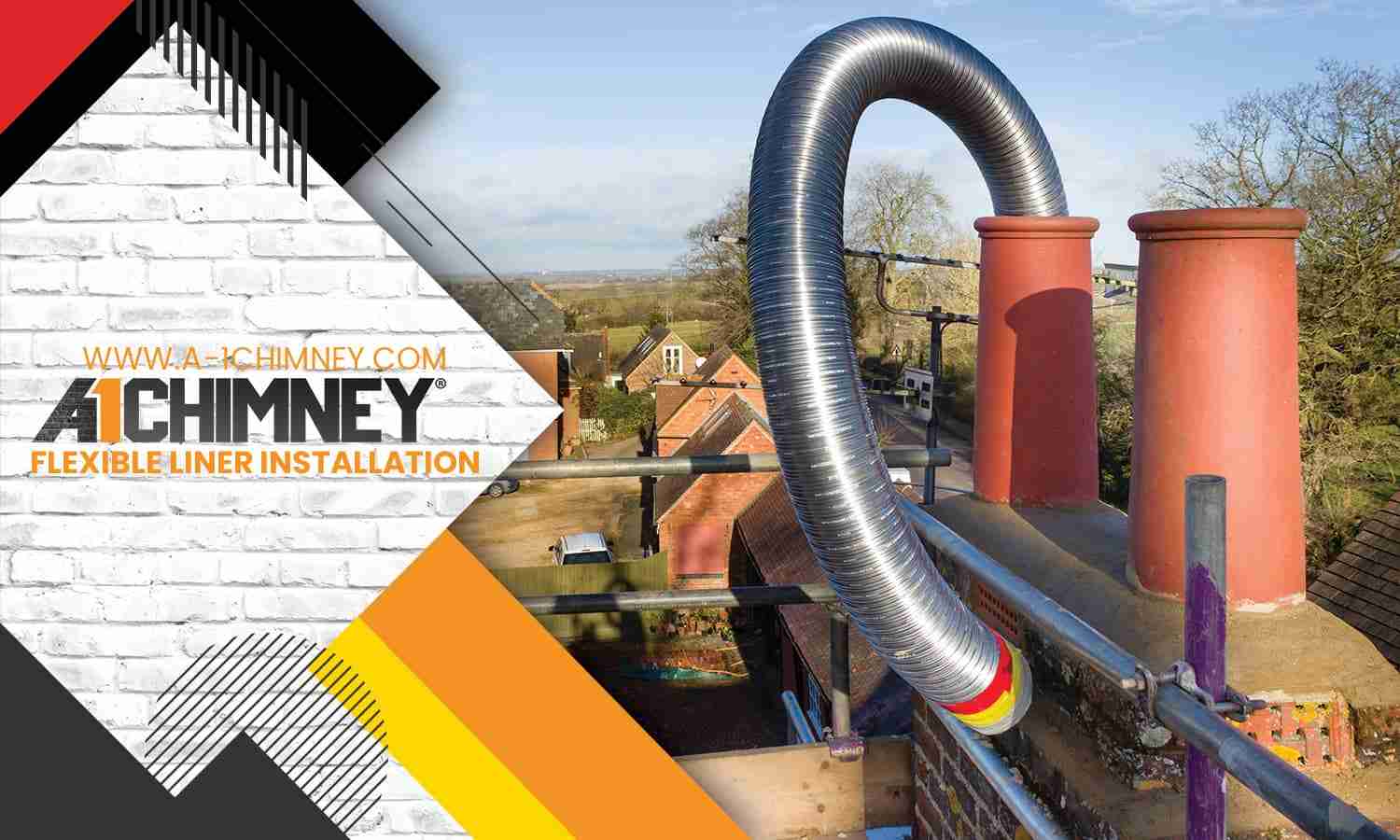 Flexible Chimney Liner Installation